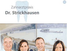 Tablet Screenshot of dr-strickhausen.de
